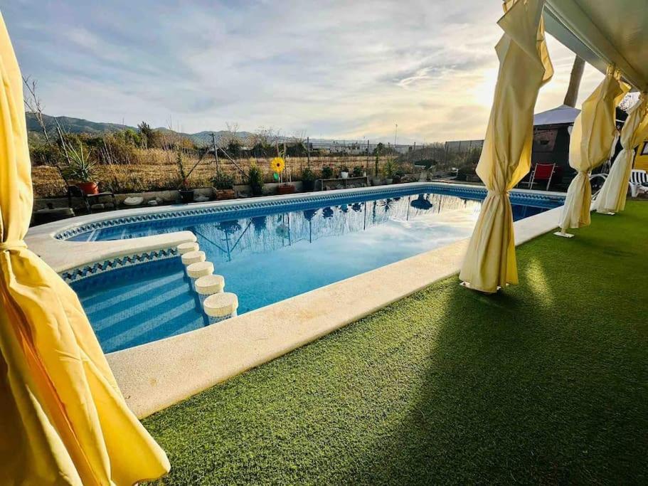 Casa Rural A 4Km De Murcia Con Piscina Y Spa Caliente Exterior foto