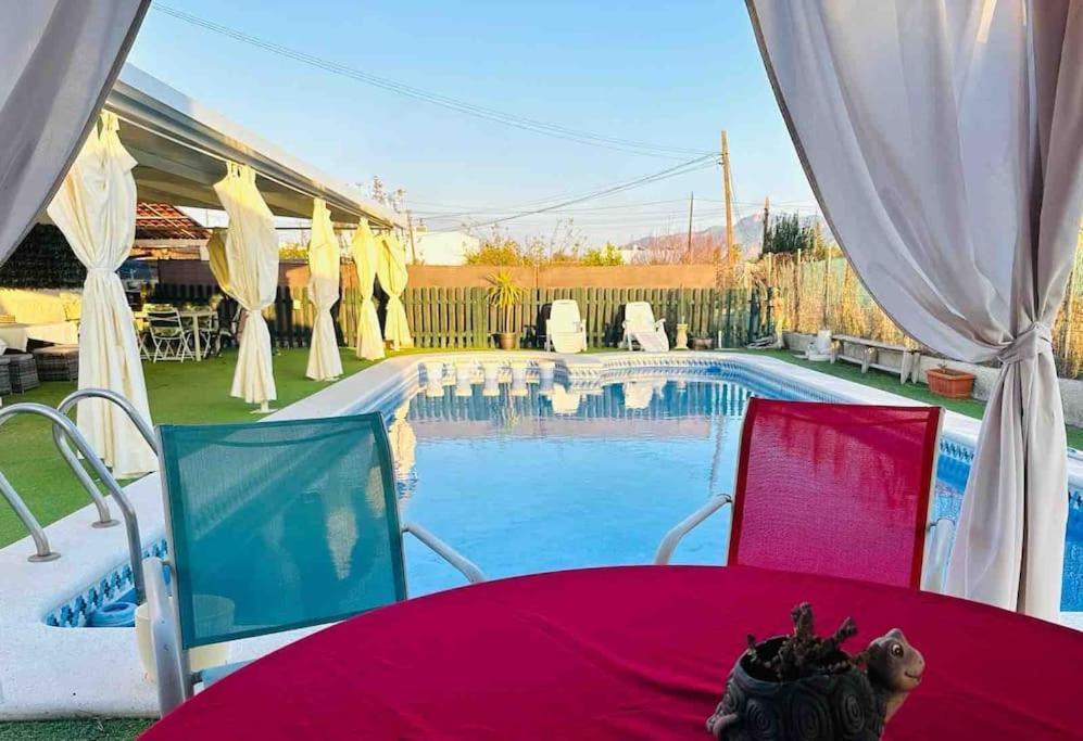Casa Rural A 4Km De Murcia Con Piscina Y Spa Caliente Exterior foto