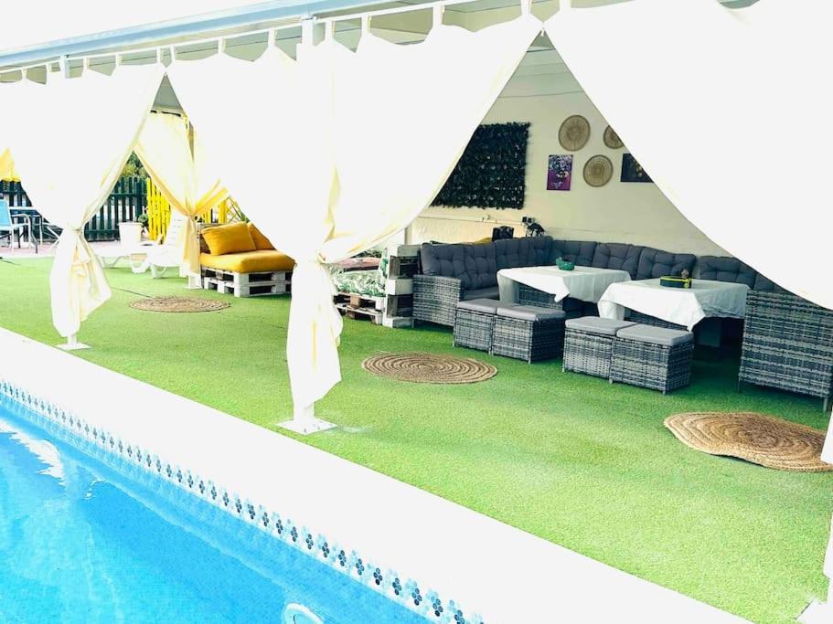 Casa Rural A 4Km De Murcia Con Piscina Y Spa Caliente Exterior foto